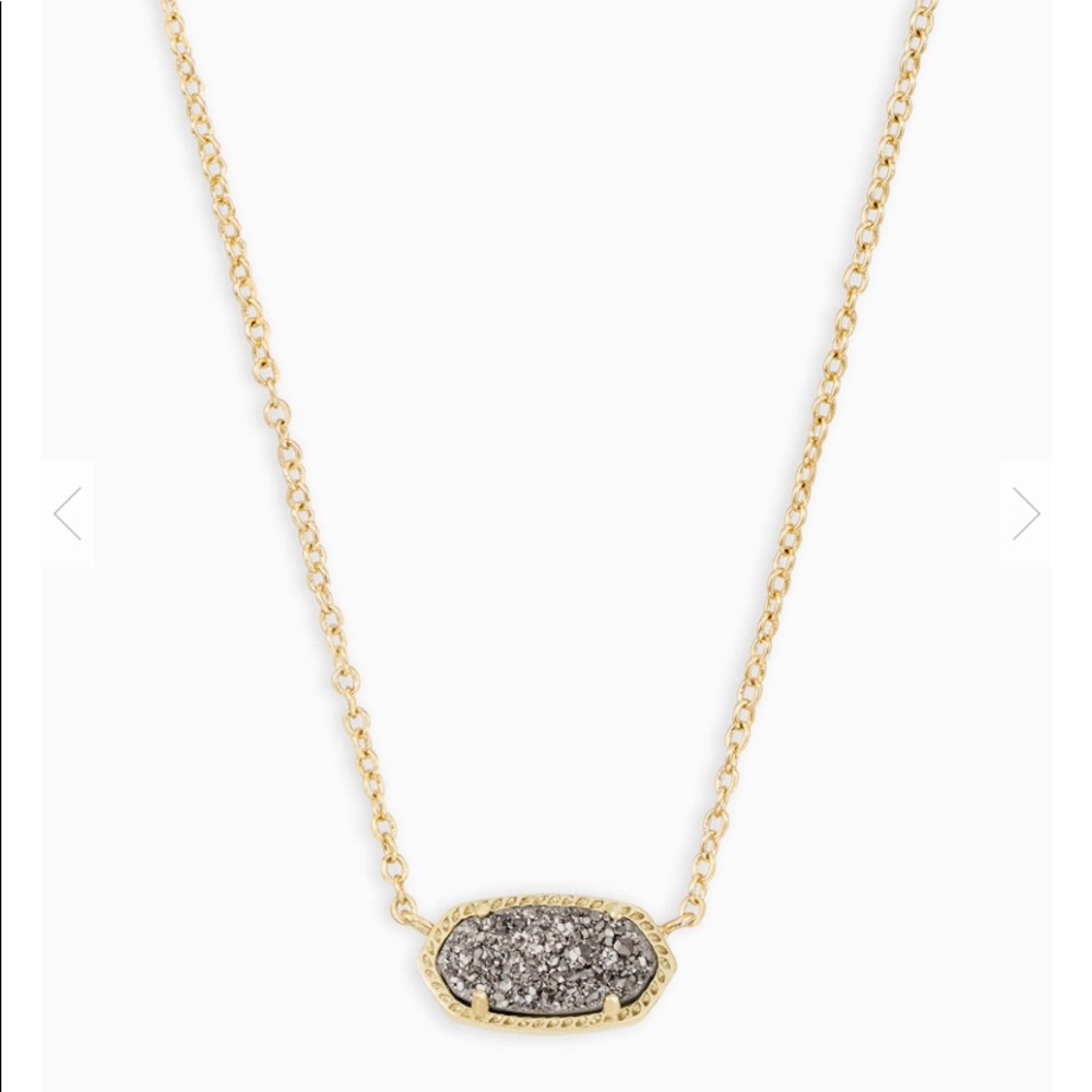 kendra scott elisa gold pendant necklace